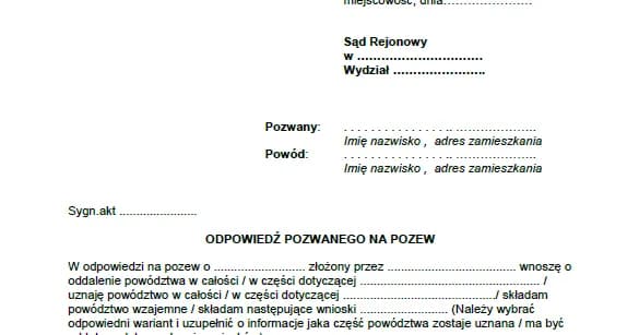 Jak napisać odpowiedź na pozew o alimenty i uniknąć błędów?