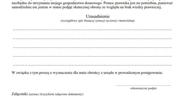 Gdzie złożyć wniosek o adwokata z urzędu i uniknąć kosztów?
