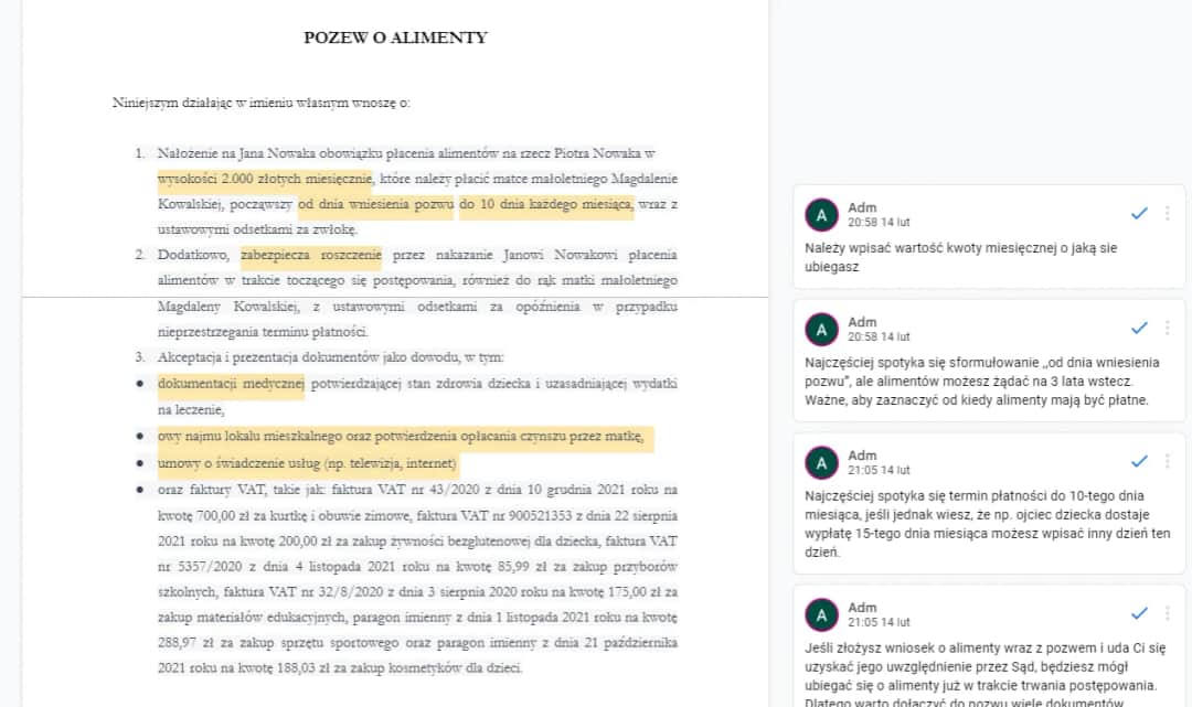 Czy pozew o alimenty można napisać ręcznie? Sprawdź ważne zasady